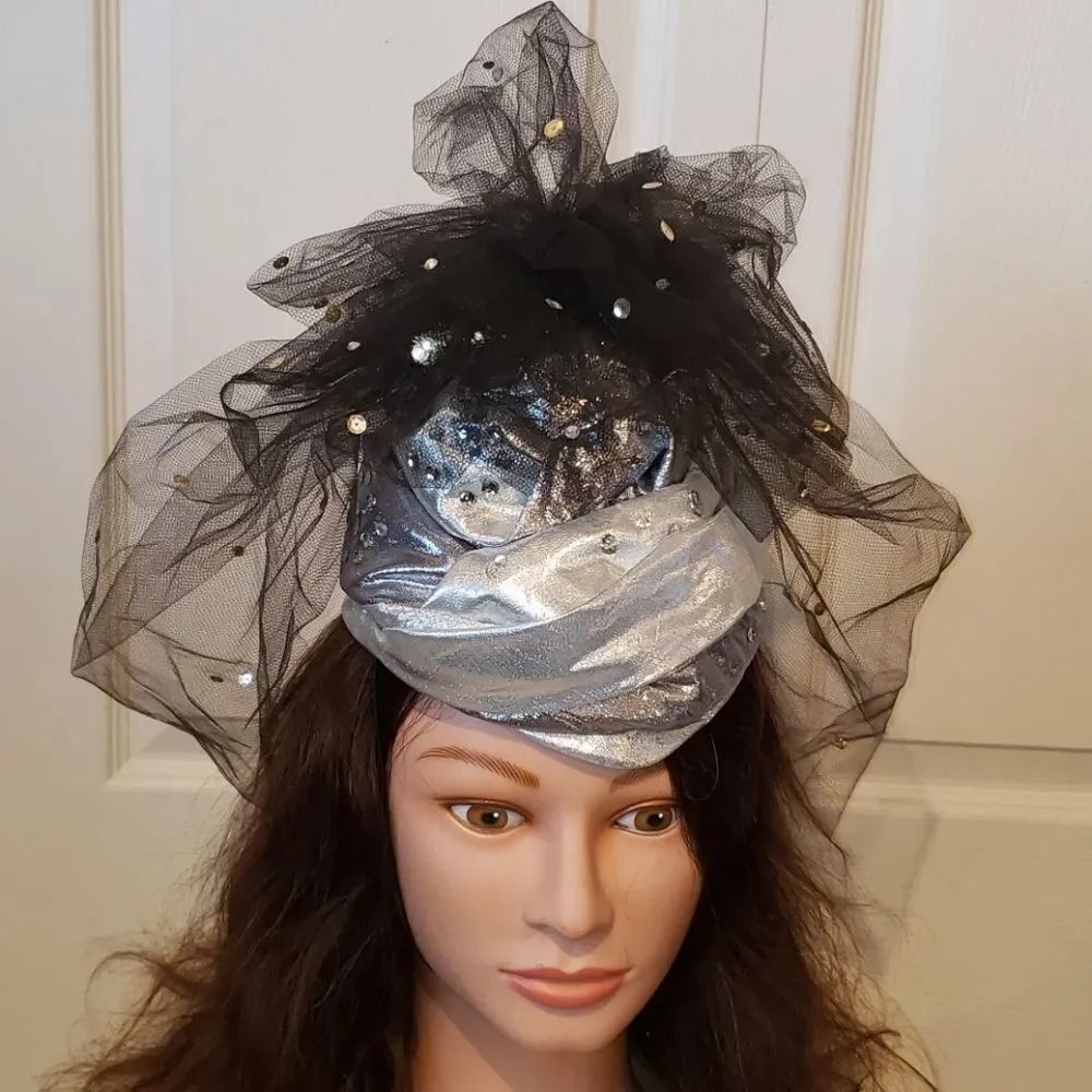 VNTG Whittall & Shon Bejeweled Hat